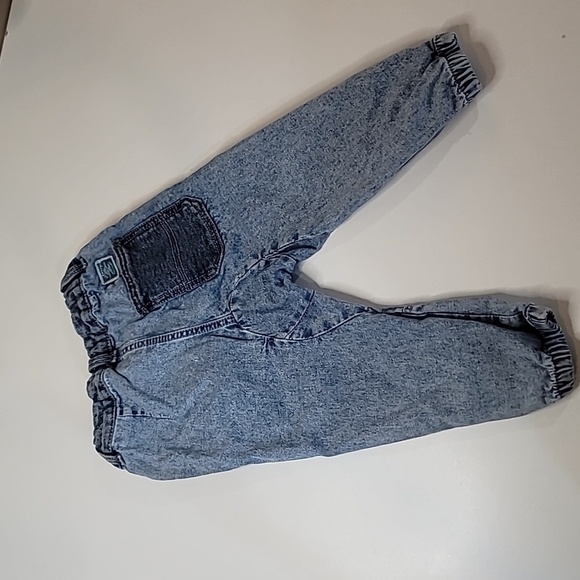 3/$30 Zara baby boy Retro Distressed Lightweight Cotton Jeans Joggers - Picture 3 of 5